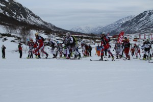 Full fart fra start i fjorårets randoné-NM.